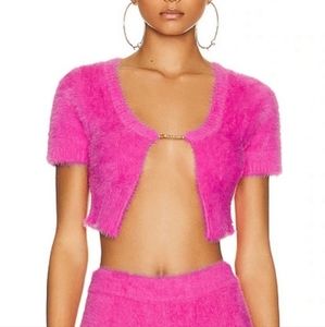 Jacquemus La Maille Neve cropped cardigan